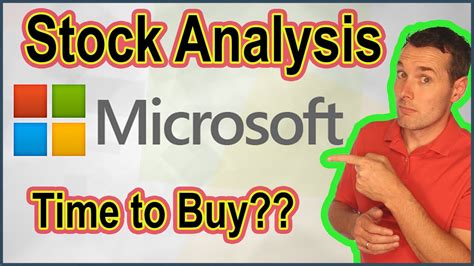 microsoft stock analysis today